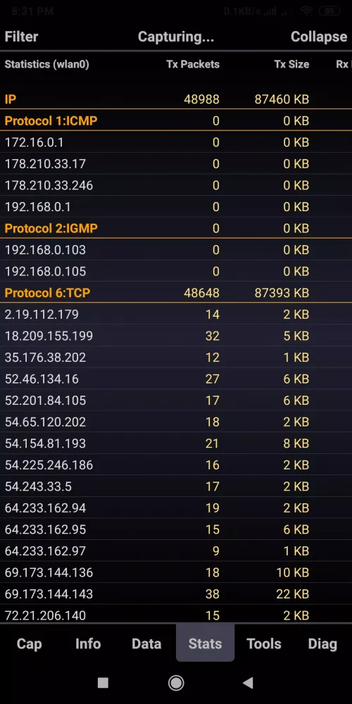 Wicap Screenshots