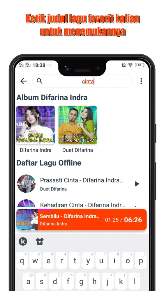 Difarina Indra Adella Offline स्क्रीनशॉट