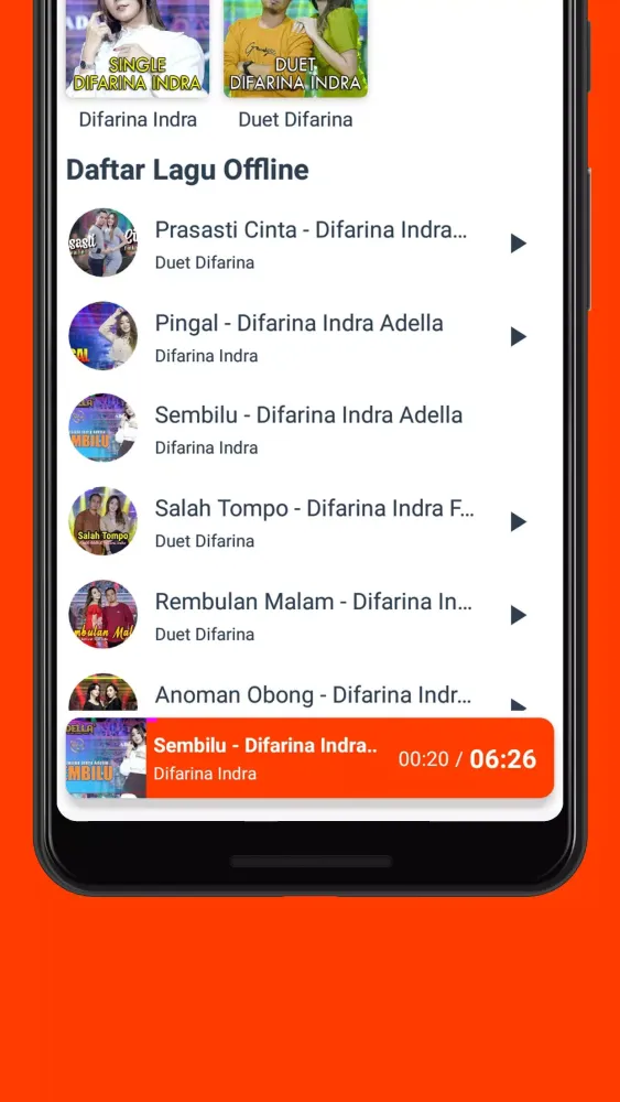 Difarina Indra Adella Offline स्क्रीनशॉट