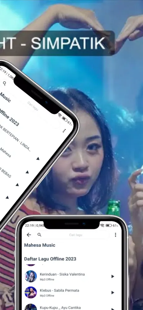 Capturas de tela do Dangdut Mahesa Music Offline
