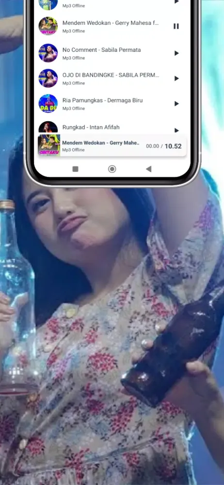 Capturas de tela do Dangdut Mahesa Music Offline