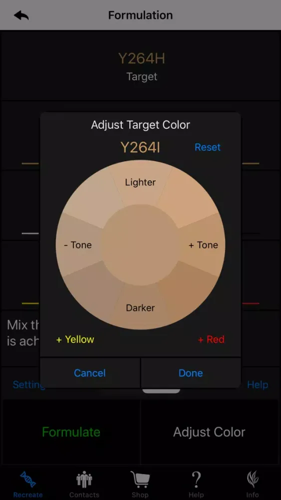 Captures d'écran de My Skin Tone Pro Formulator