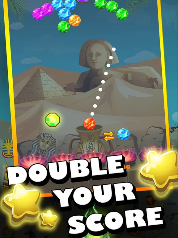 Tangkapan layar Bubble Ball Marble Shooter Mania - Jewels Shooting iPad 