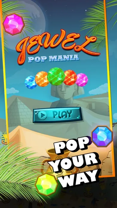 Tangkapan layar Bubble Ball Marble Shooter Mania - Jewels Shooting