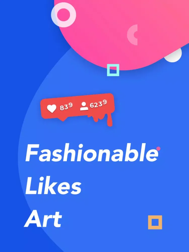 Capturas de tela do Follow Art - Get Likes Border iPad 