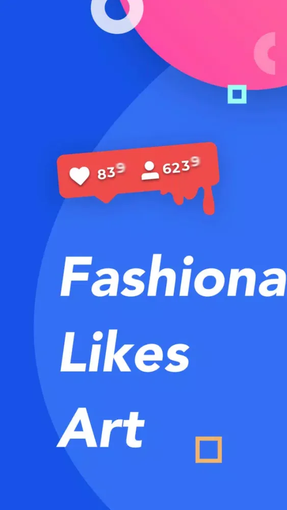 Capturas de tela do Follow Art - Get Likes Border