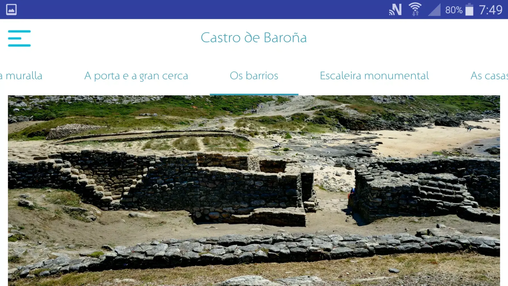 تصاویر Castro de Baroña.