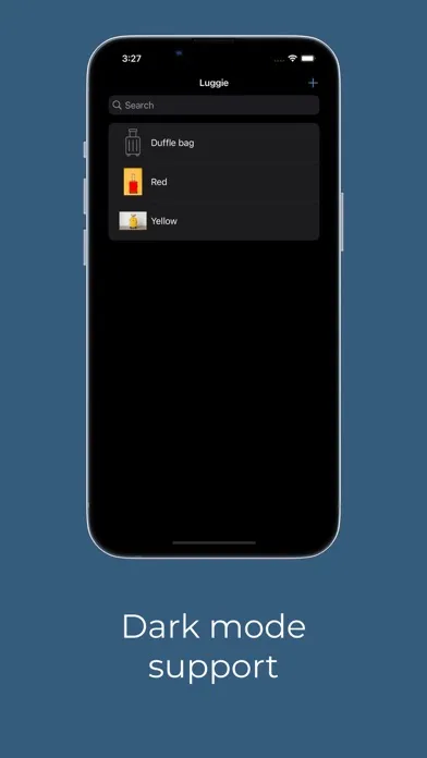 Capturas de pantalla de Luggie: Luggage size tracker