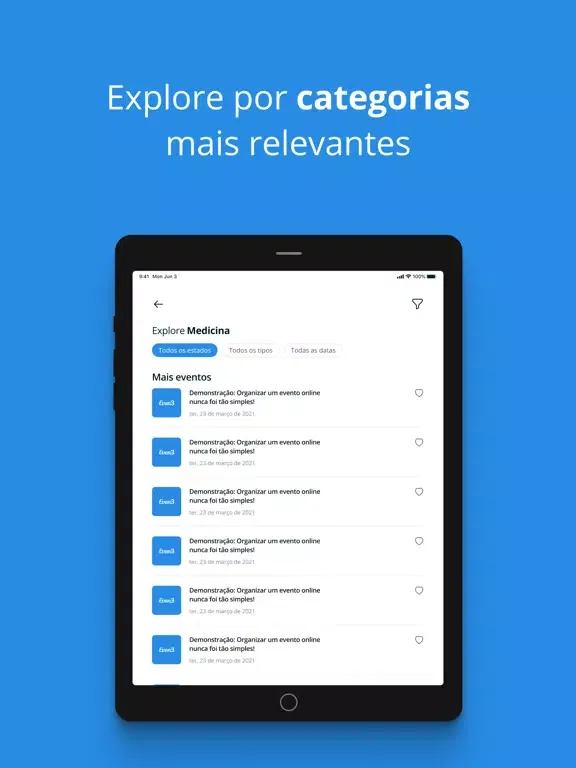 Zrzuty ekranu Even3 Eventos iPad 