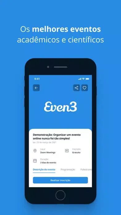 Zrzuty ekranu Even3 Eventos