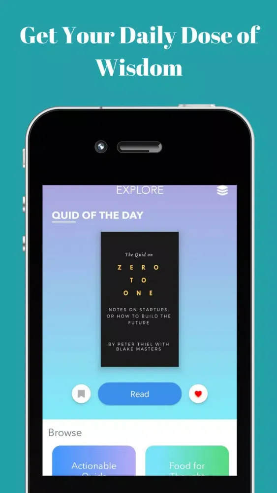 Ảnh chụp màn hình của Quiddity: Nonfiction Summaries