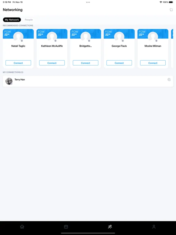 MOB Events iPad  سکرین شاٹس
