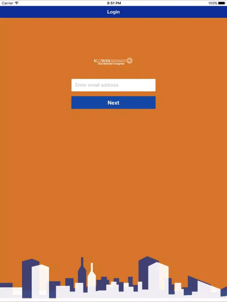 Zrzuty ekranu ICOWHI 2016 iPad 