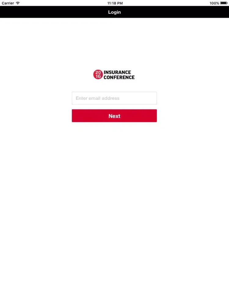 Tangkapan layar S&P Global Insurance iPad 