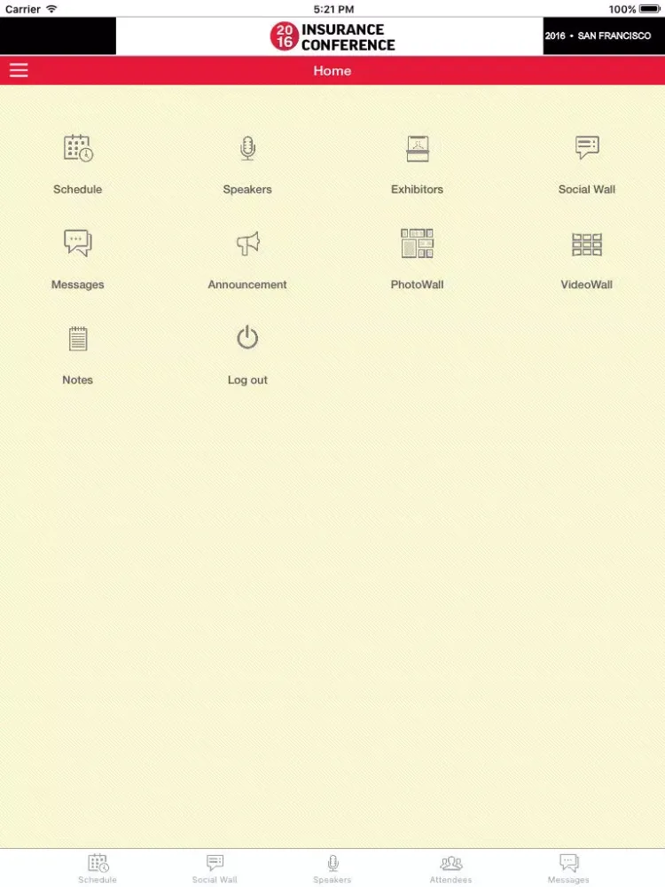 Tangkapan layar S&P Global Insurance iPad 