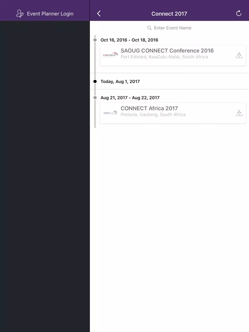 CONNECT Africa Conference 2017 iPad  স্ক্রিনশট