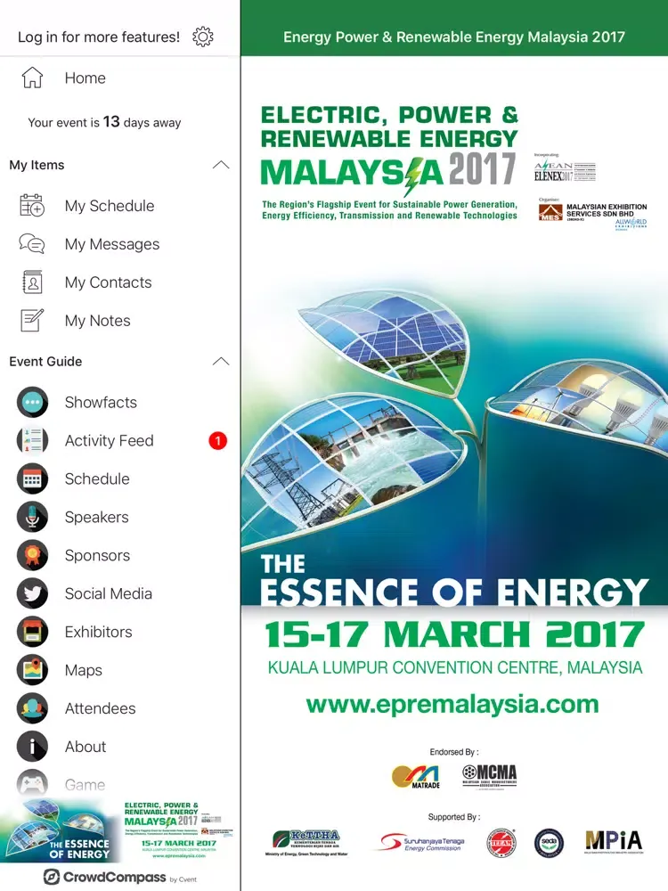 EPRE 2017 iPad  Screenshots