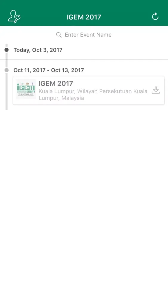 Screenshot di iGEM 2017