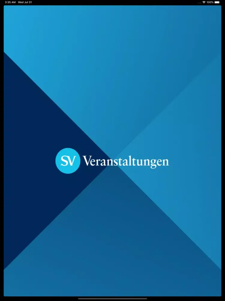 SV Veranstaltungen iPad  Screenshots