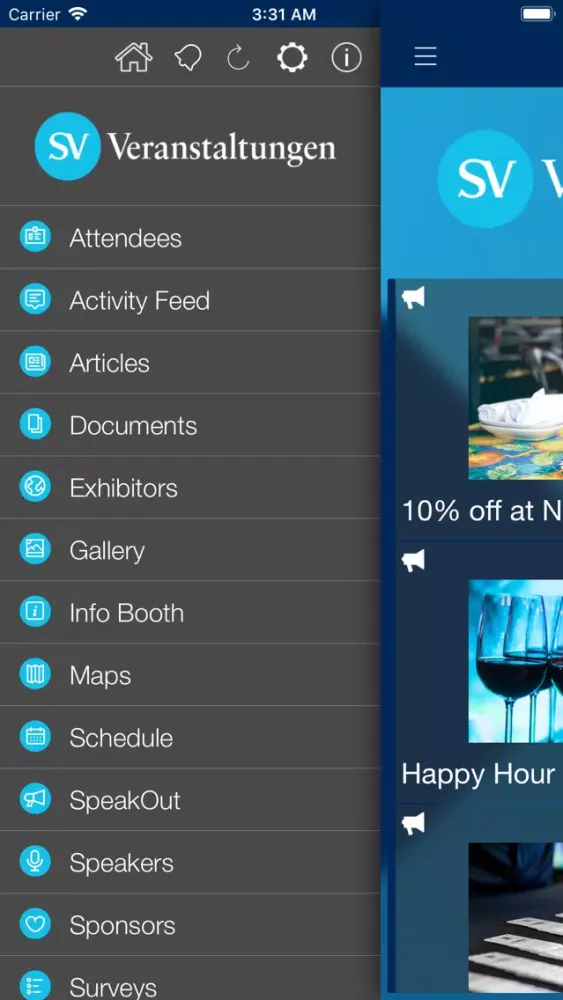 SV Veranstaltungen Screenshots