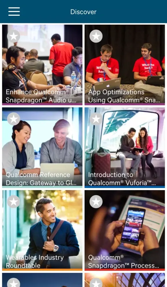 Captures d'écran de Qualcomm Uplinq™ 2014 Official App