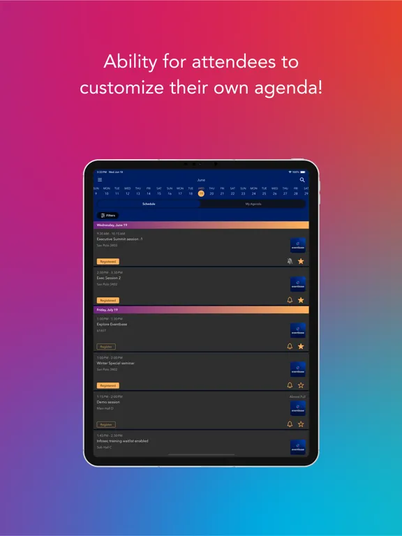 Eventbase Connect iPad 應用截圖