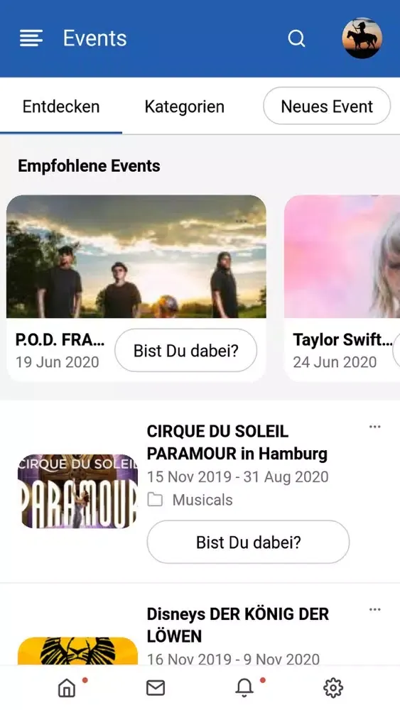 Eventbook24: Events & Freunde Screenshots