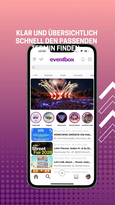 Скриншоты eventbox NB