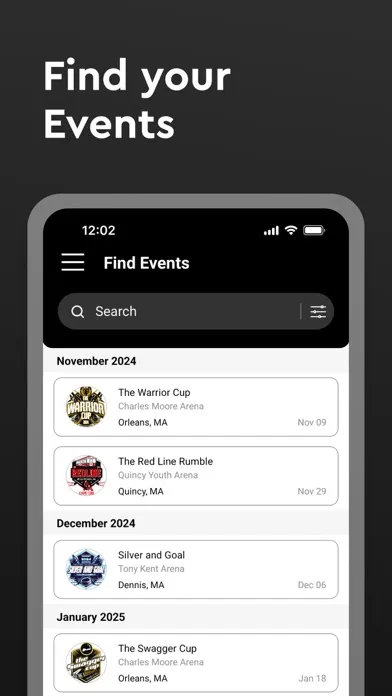 Zrzuty ekranu Cape Cod Hockey Tournaments