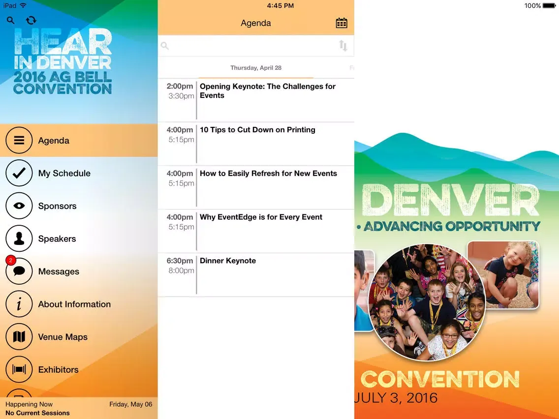 2016 AG Bell Convention iPad  স্ক্রিনশট