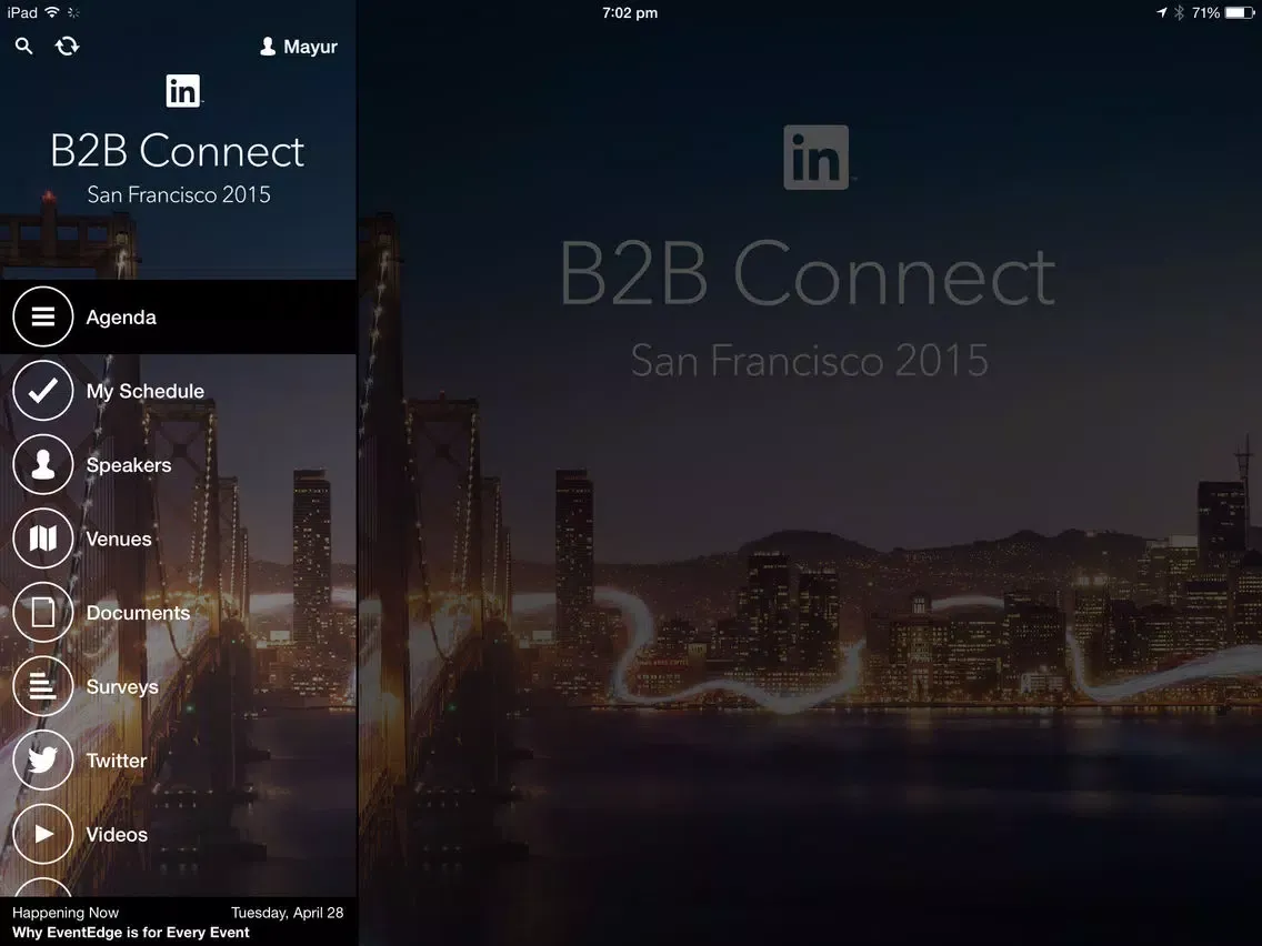 B2B Connect 2015 iPad  Screenshots