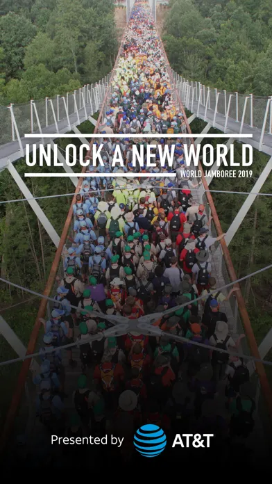 Capturas de tela do 2019 World Scout Jamboree