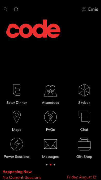 Capturas de pantalla de Code Conference 2022