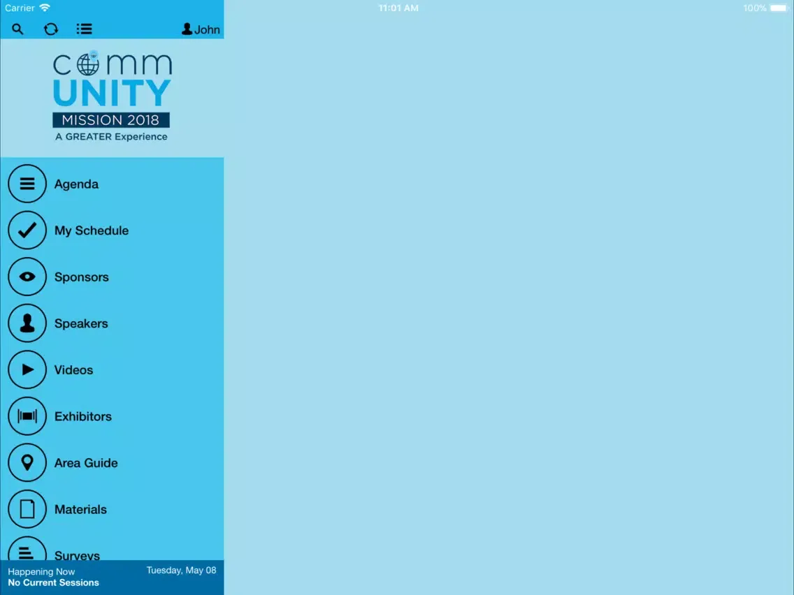 commUNITY Mission 2018 iPad  Screenshots