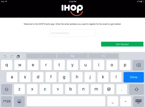 تصاویر IHOP Corporate Events iPad 