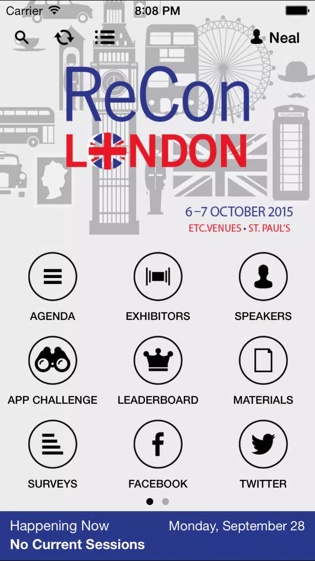 FTF Events App Screenshots