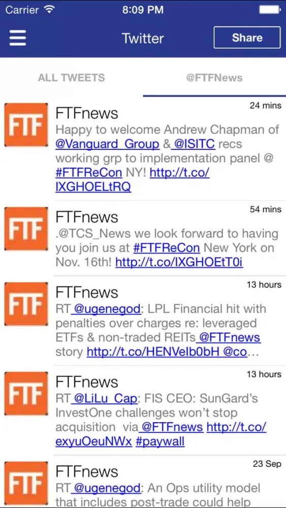 FTF Events App应用截图