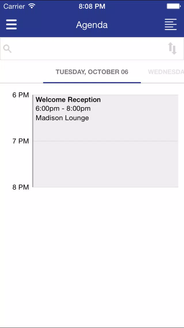 FTF Events App Screenshots