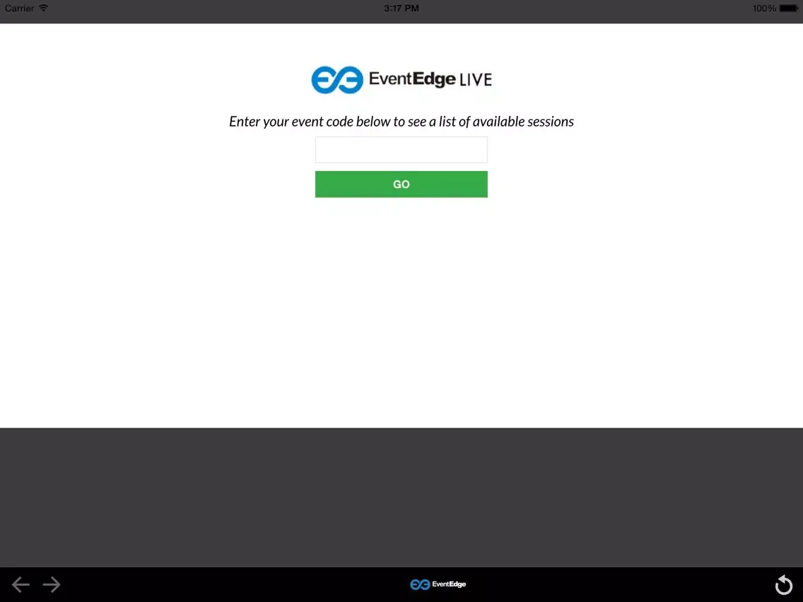 Скриншоты EventEdge LIVE iPad 
