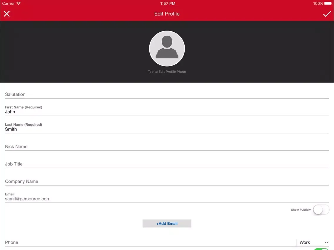 Capturas de tela do QBR MTG iPad 
