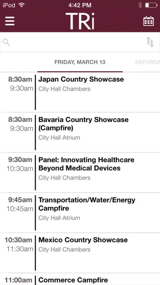 Capturas de tela do Tech Ranch International March 13-17, 2015