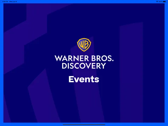 Warner Bros. Discovery Events iPad  سکرین شاٹس