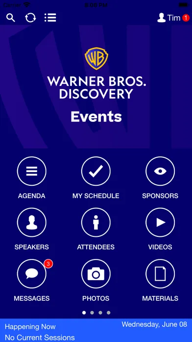 Warner Bros. Discovery Events سکرین شاٹس