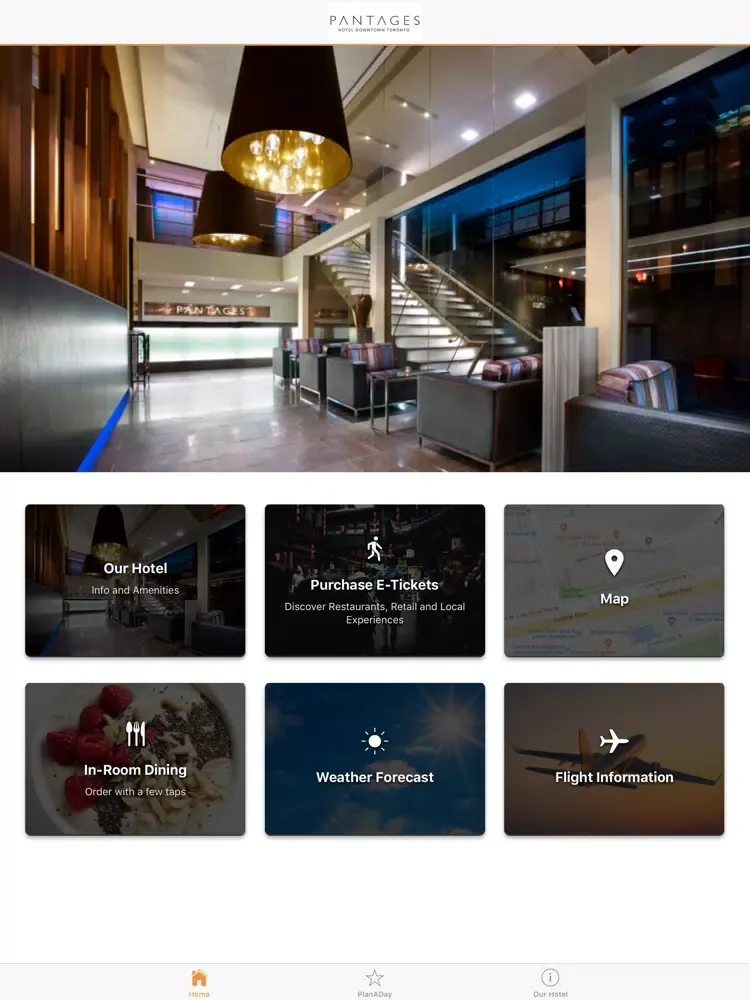 Pantages Hotel iPad  سکرین شاٹس