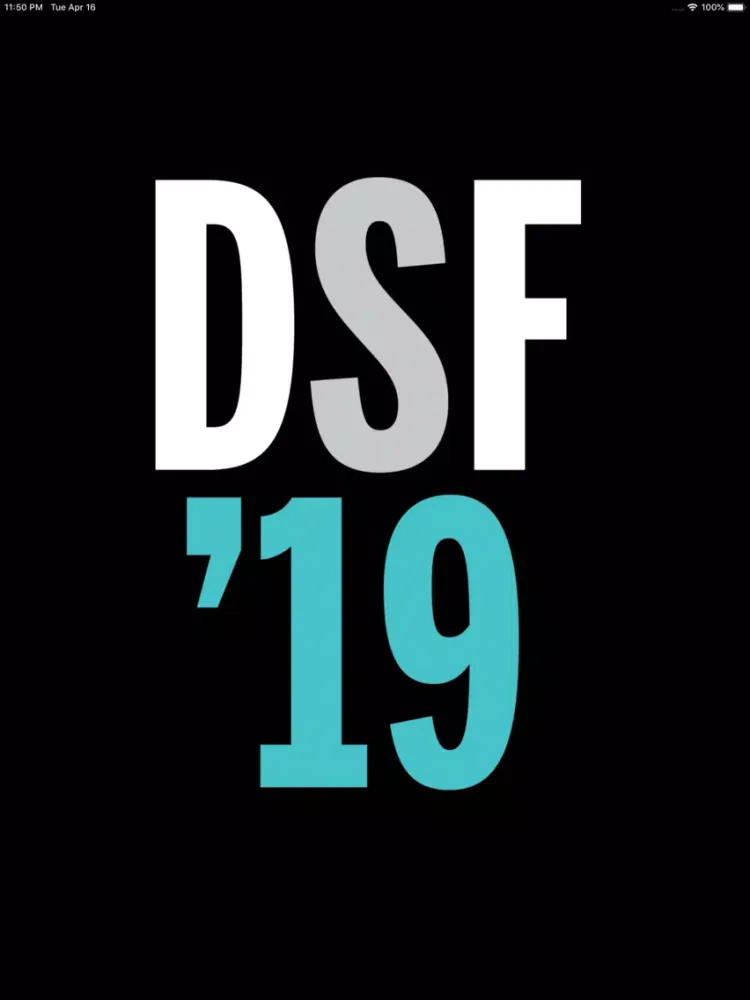 DSF '19 iPad  스크린샷