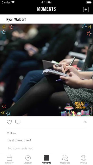 Captures d'écran de MSG Corporate Events