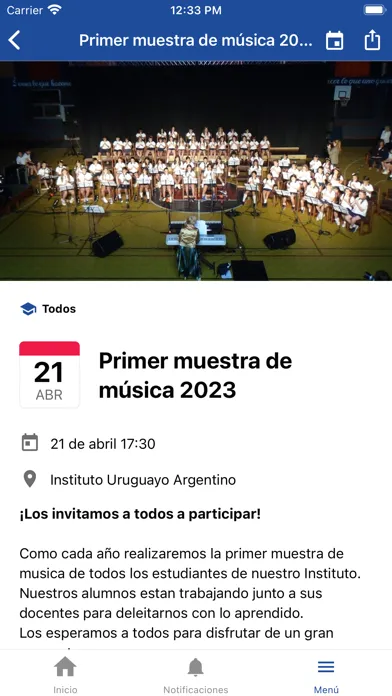 Screenshot di Instituto Uruguayo Argentino