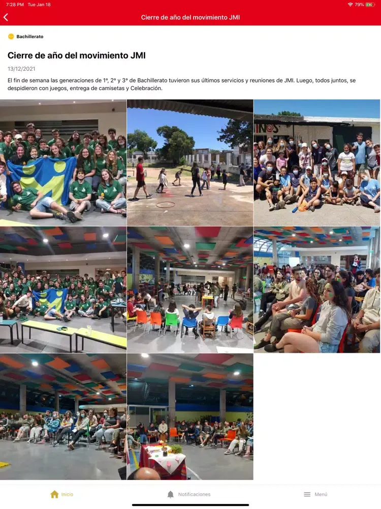 Zrzuty ekranu Colegio San Ignacio iPad 