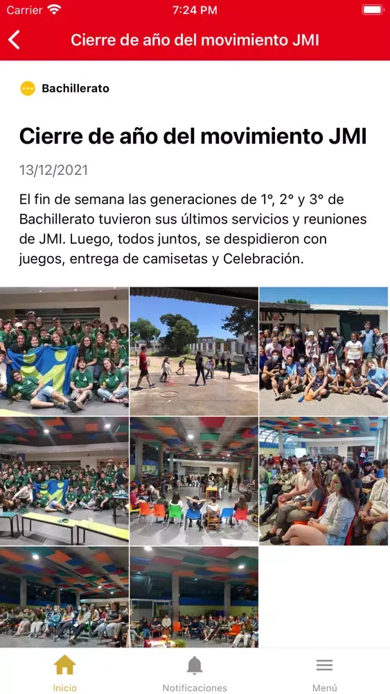 Zrzuty ekranu Colegio San Ignacio
