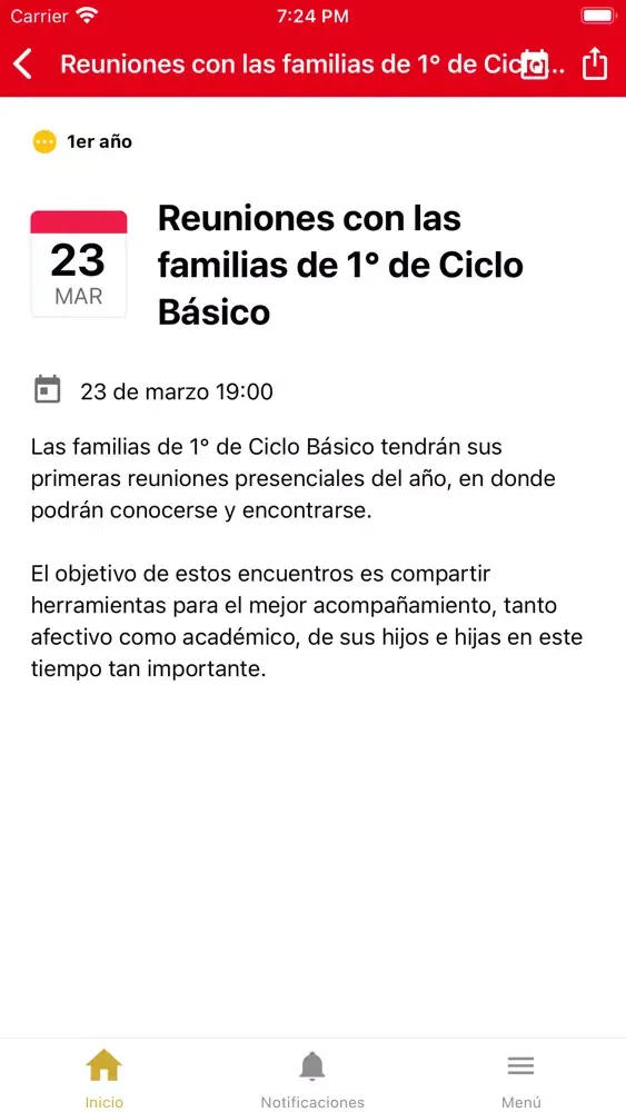 Zrzuty ekranu Colegio San Ignacio